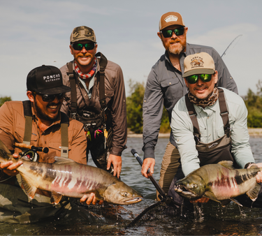 group fishing in Alaska
