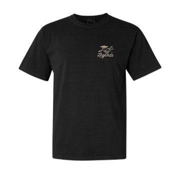 black poncho x acl shirt front