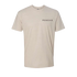 The Big Buck T-Shirt in light beige with Poncho Outdoors logo on chest