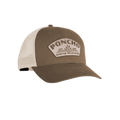 product photo brown agave trucker hat front