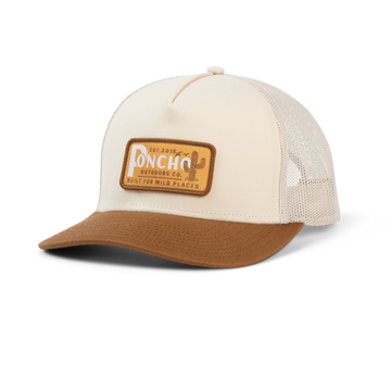 front of cactus logo hat