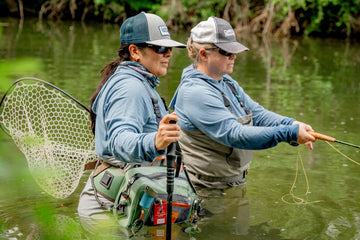 Women fishing