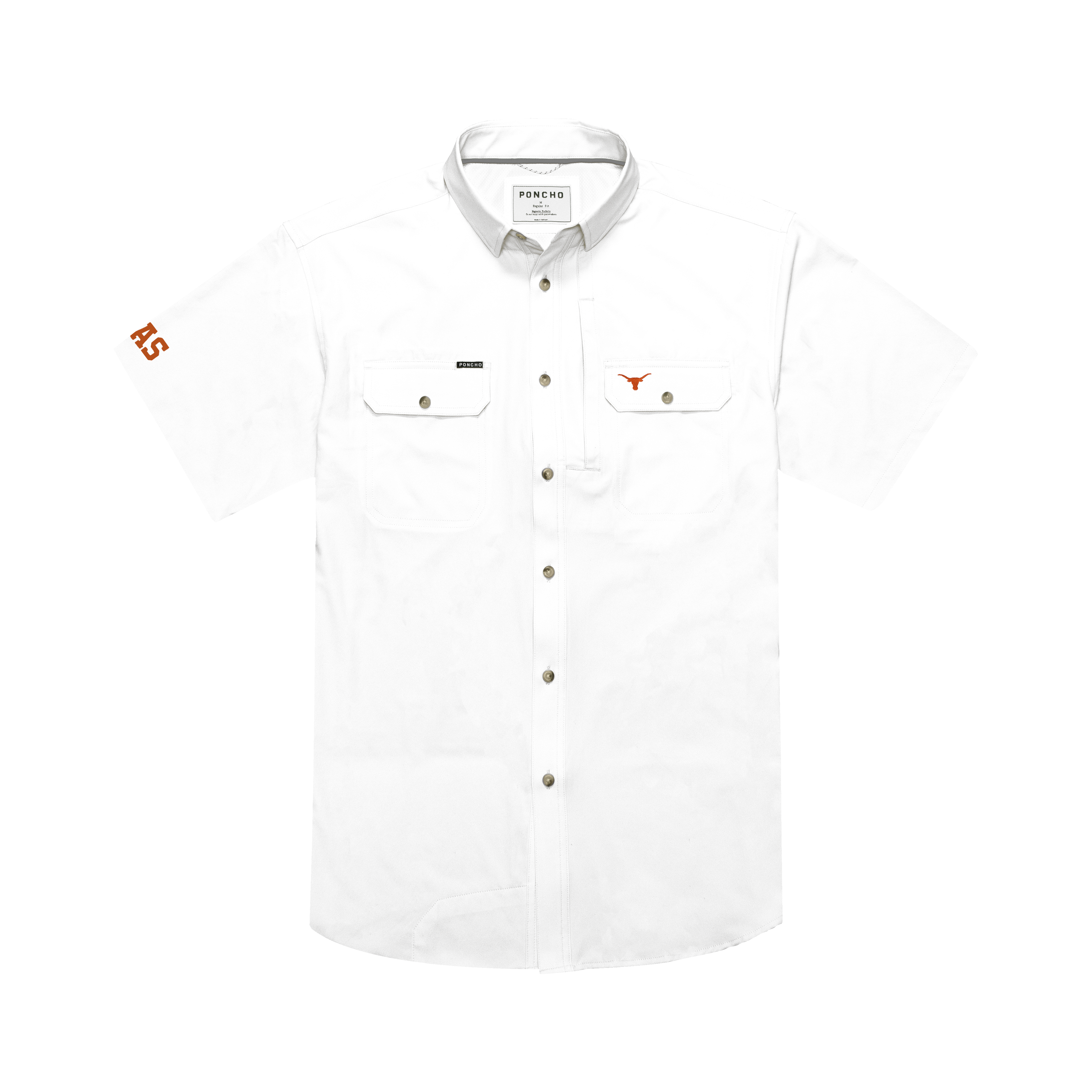 The Salty Dog - White Short Sleeve Shirt – Poncho