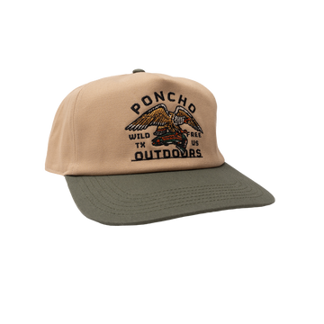 product photo eagle and trout hat front