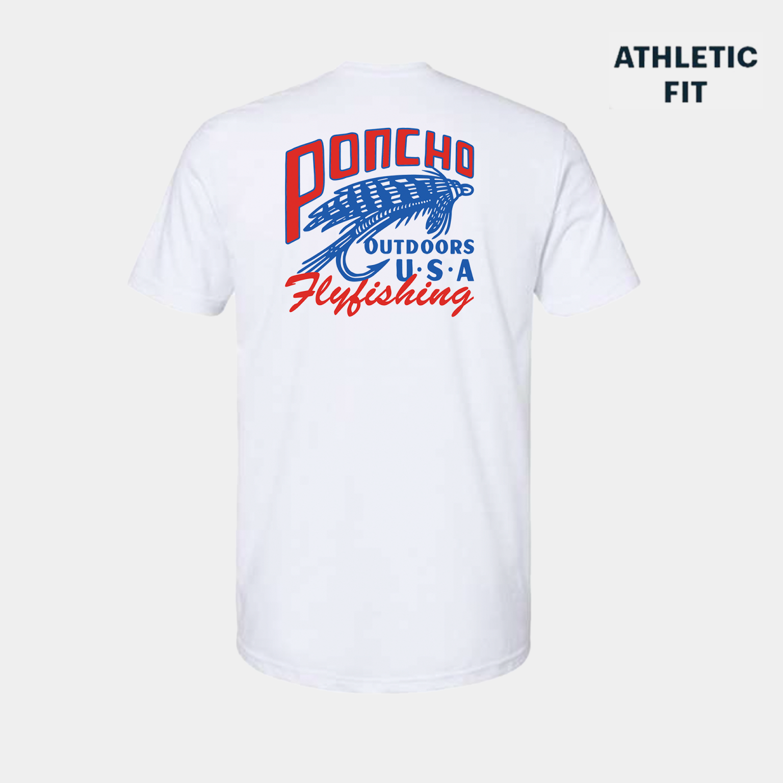 Fly Fishing t-shirt back
