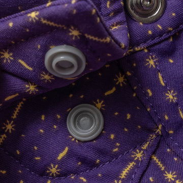 photo of collar snaps on shirt