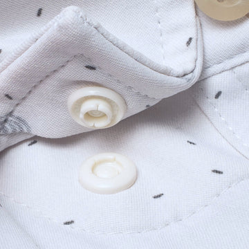 collar snaps on shirt