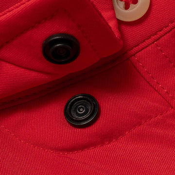 collar snaps on shirt