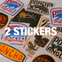 2 Stickers (various)