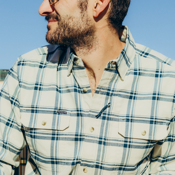 man wearing hte onterey flannel