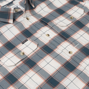 flyover of the half moon flannel