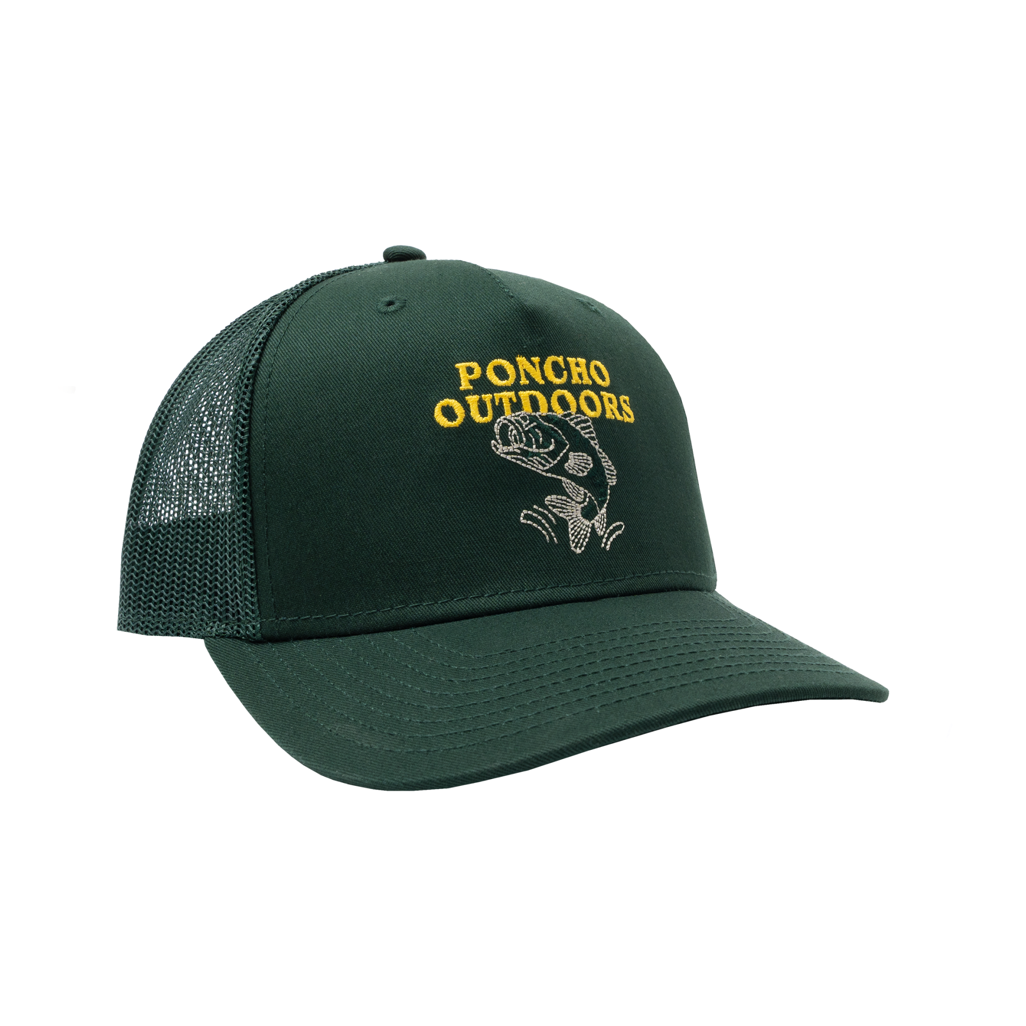 Green Bass Trucker Hat