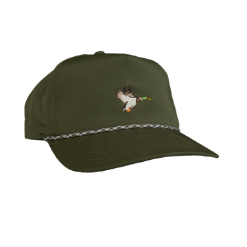 Product photo of green mallard hat