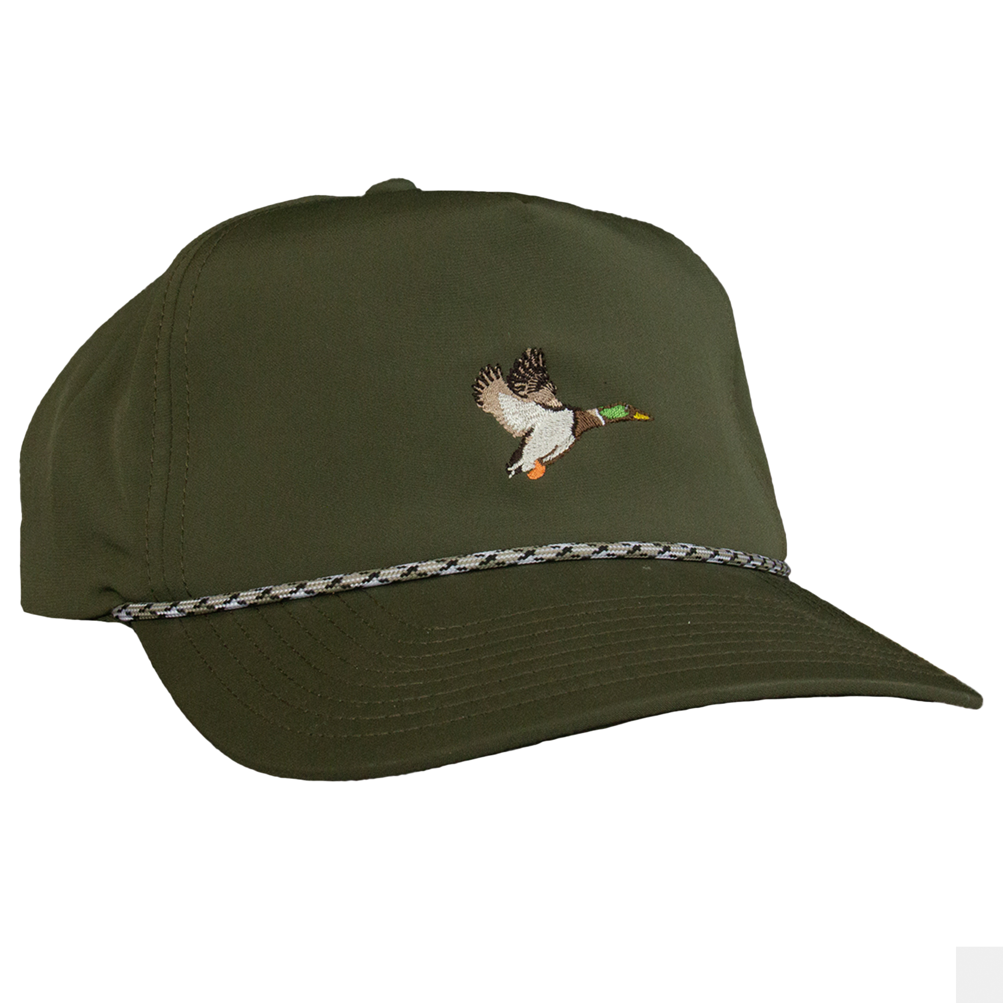 Green Mallard Rope Hat
