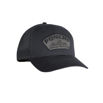 product photo grey agave trucker hat front