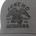 Gray hat with embroidered eagle holding a fish and the words Poncho Outdoors Wild Free TX US around the design