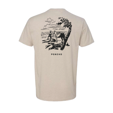 Back of heading west tee