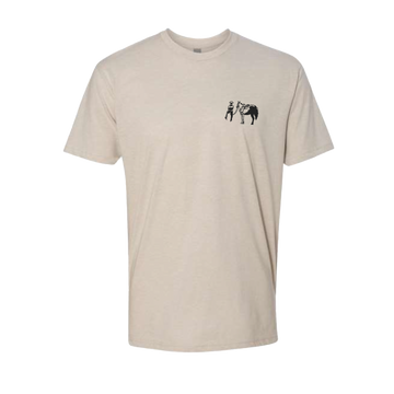 Front of heading west tee