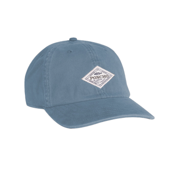 product photo lake blue diamond patch hat