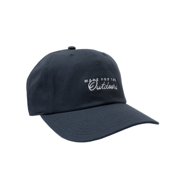 product photo made for the outdoors dad hat front