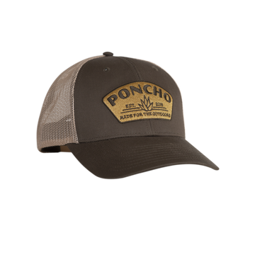 product photo moss agave trucker hat front
