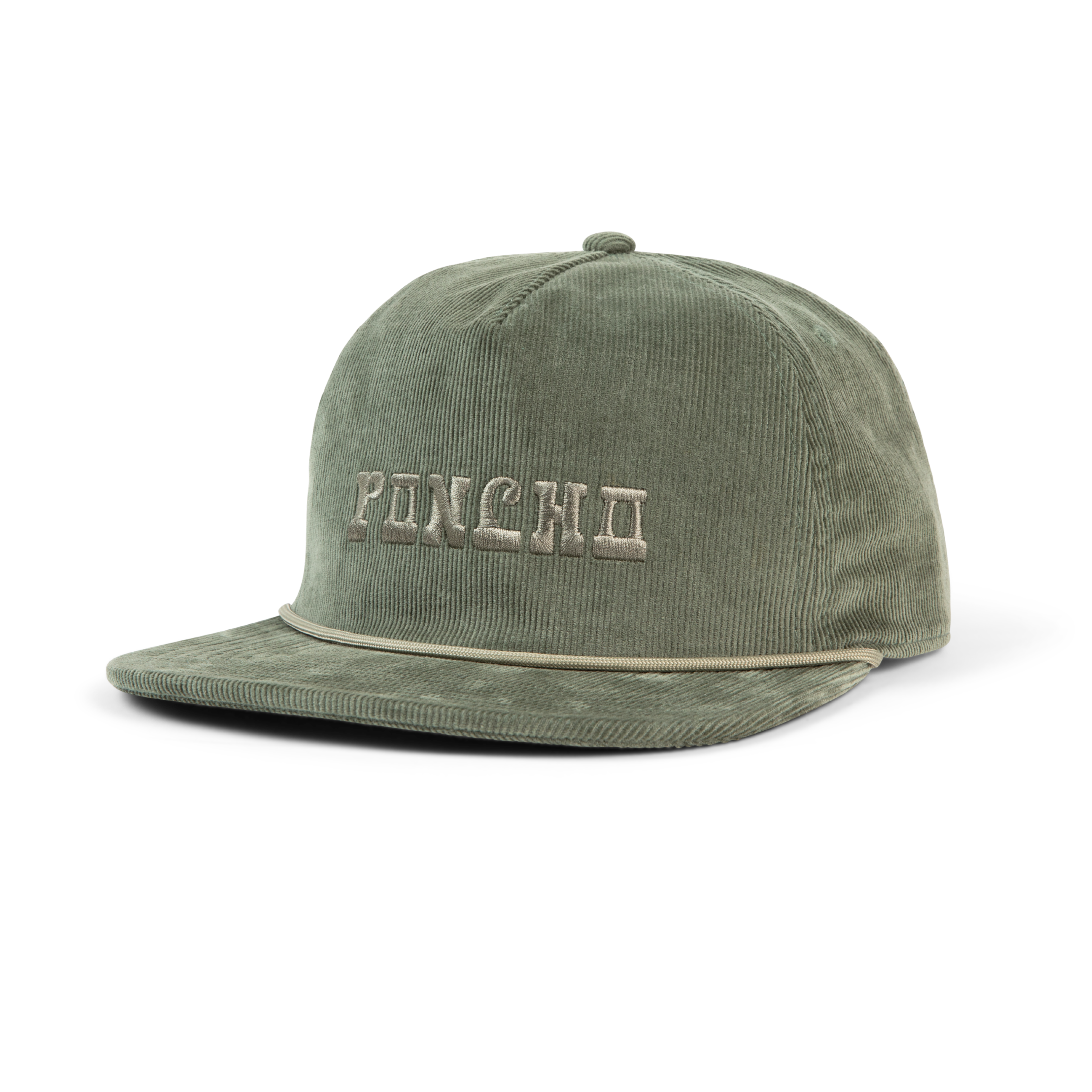 Moss Poncho Corduroy Hat
