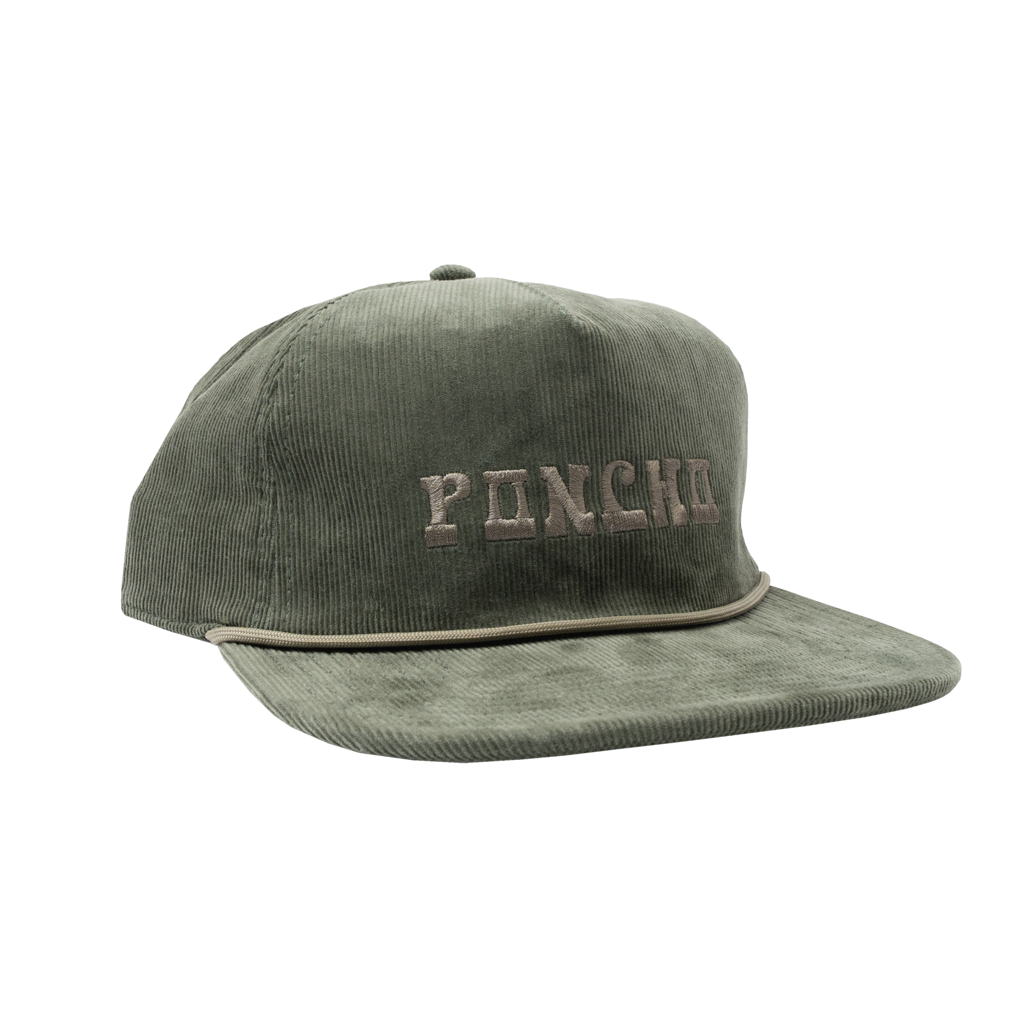 Moss Poncho Corduroy Hat