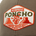 Close-up of a brown hat featuring an embroidered patch with "Austin Texas Poncho" and desert scenery in orange and green.