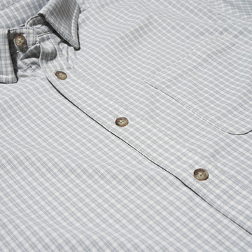 close up photo of micro grid grey print