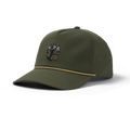 front of the popper hat