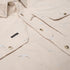 close up photo of seagull print shirt with chest pockets