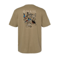 product photo quail of north america t-shirt back