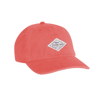 product photo salmon diamond patch hat
