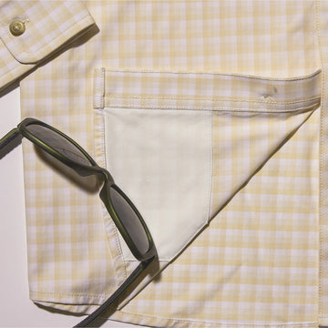 closeup of sunglasses cleaner