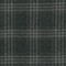 Close-up of dark gray plaid fabric with a subtle woven check pattern