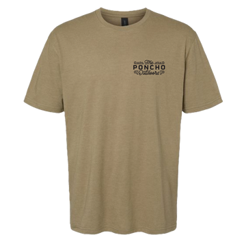 product photo tan buck t-shirt front