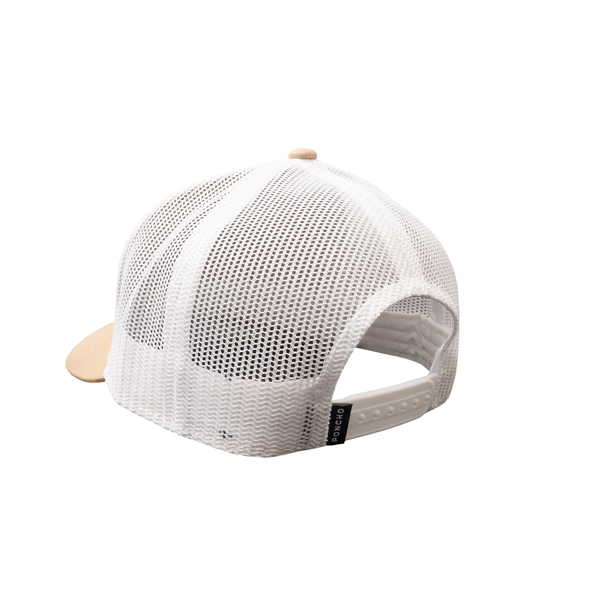 Tan Poncho Badge Trucker Hat