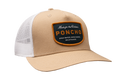 Tan Poncho Badge Trucker Hat