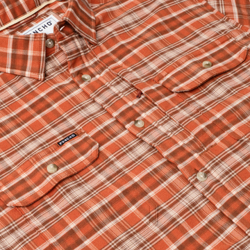 detail photo of the alamosa flannel