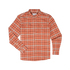 product photo of plaid orange flannel front