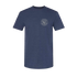 Bass Logo T-Shirt in navy blue with a bass logo for casual fishing and outdoor wear