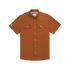 The Bertha rust orange short sleeve outdoors shirt with front pockets