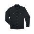 product photo front of black long sleeve tuff-thread shirt