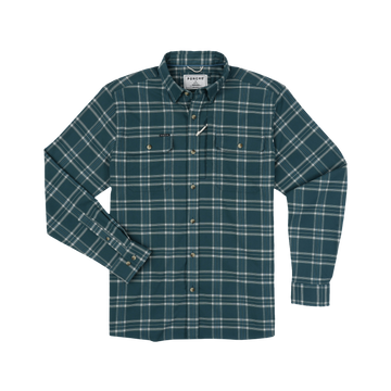 The Codfather green plaid long sleeve shirt by Poncho Outdoors