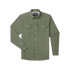 product photo front of olive green long sleeve shirt