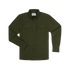 The Grizzly olive green men's outdoor shirt with long sleeves button front and two chest pockets