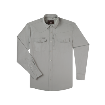 product photo of the hot shot gray tuff-thread shirt front