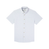 product photo white shirt blue double check front