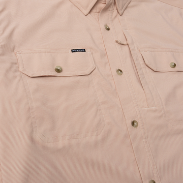 Flyover photo of The Lavaca shirt