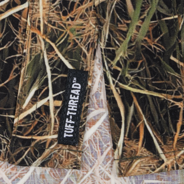 Tuff Thread logo tag at the bottom of the shirt